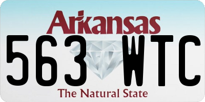 AR license plate 563WTC