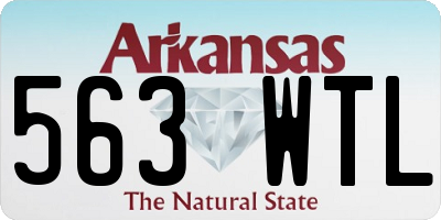 AR license plate 563WTL