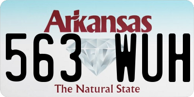 AR license plate 563WUH