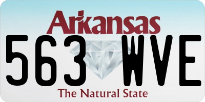 AR license plate 563WVE