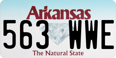 AR license plate 563WWE