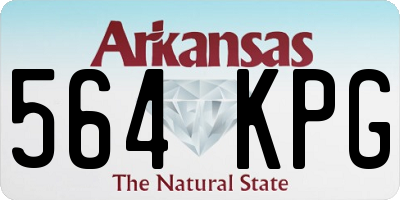 AR license plate 564KPG