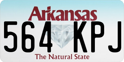 AR license plate 564KPJ