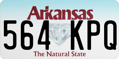 AR license plate 564KPQ