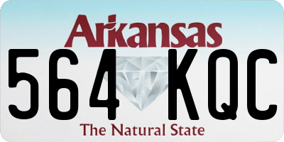 AR license plate 564KQC