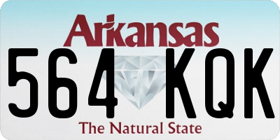 AR license plate 564KQK