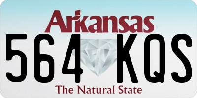 AR license plate 564KQS