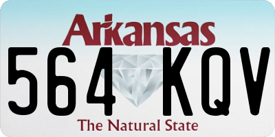 AR license plate 564KQV