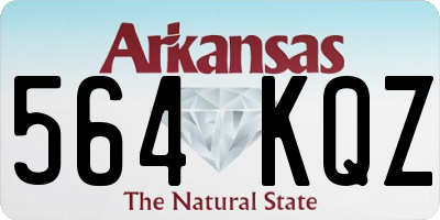 AR license plate 564KQZ