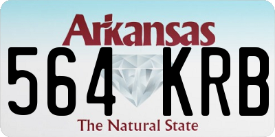 AR license plate 564KRB