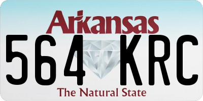 AR license plate 564KRC