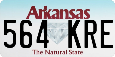 AR license plate 564KRE