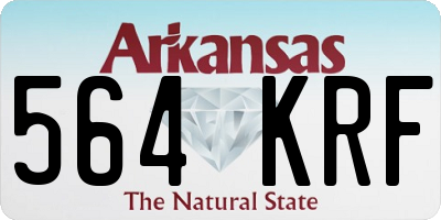 AR license plate 564KRF