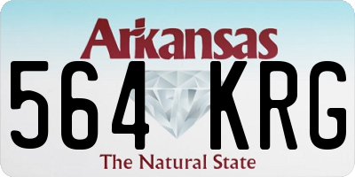 AR license plate 564KRG