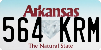 AR license plate 564KRM