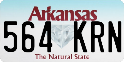AR license plate 564KRN