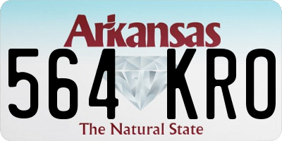 AR license plate 564KRO