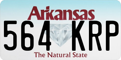 AR license plate 564KRP