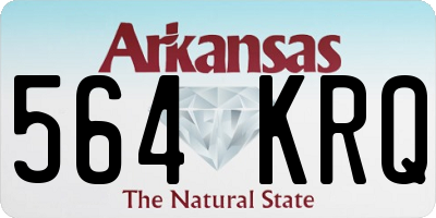 AR license plate 564KRQ
