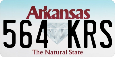 AR license plate 564KRS