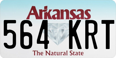 AR license plate 564KRT