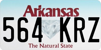 AR license plate 564KRZ