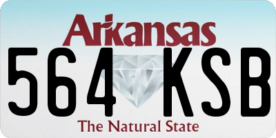 AR license plate 564KSB