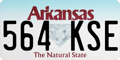 AR license plate 564KSE