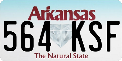 AR license plate 564KSF