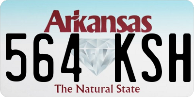 AR license plate 564KSH