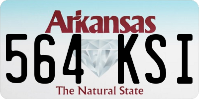 AR license plate 564KSI