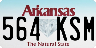 AR license plate 564KSM