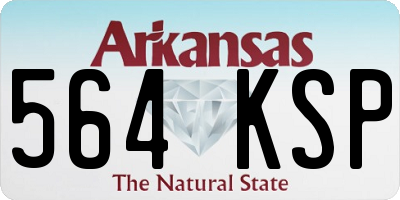AR license plate 564KSP
