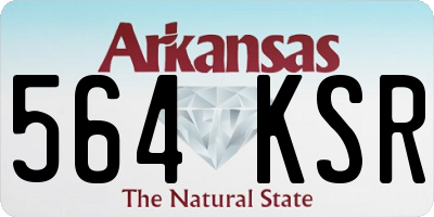 AR license plate 564KSR