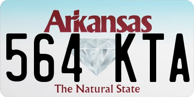 AR license plate 564KTA