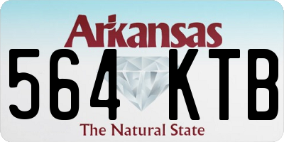 AR license plate 564KTB