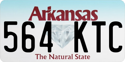 AR license plate 564KTC