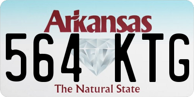 AR license plate 564KTG