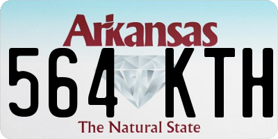 AR license plate 564KTH