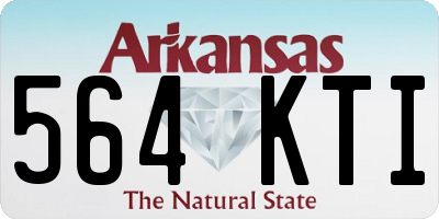 AR license plate 564KTI