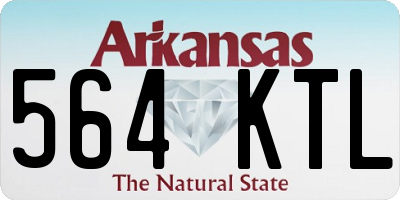 AR license plate 564KTL