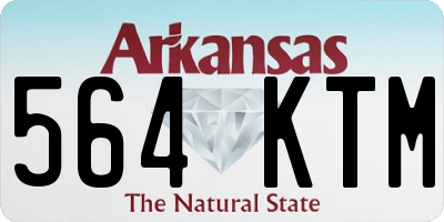 AR license plate 564KTM
