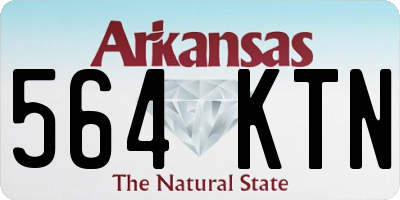 AR license plate 564KTN