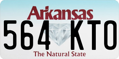 AR license plate 564KTO