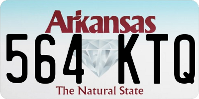 AR license plate 564KTQ