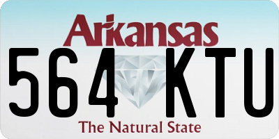 AR license plate 564KTU