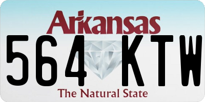 AR license plate 564KTW
