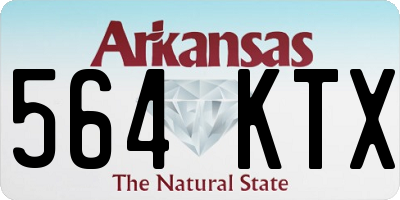 AR license plate 564KTX