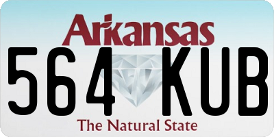 AR license plate 564KUB