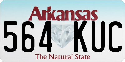 AR license plate 564KUC
